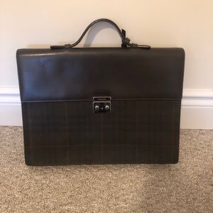 Burberry satchel work bag